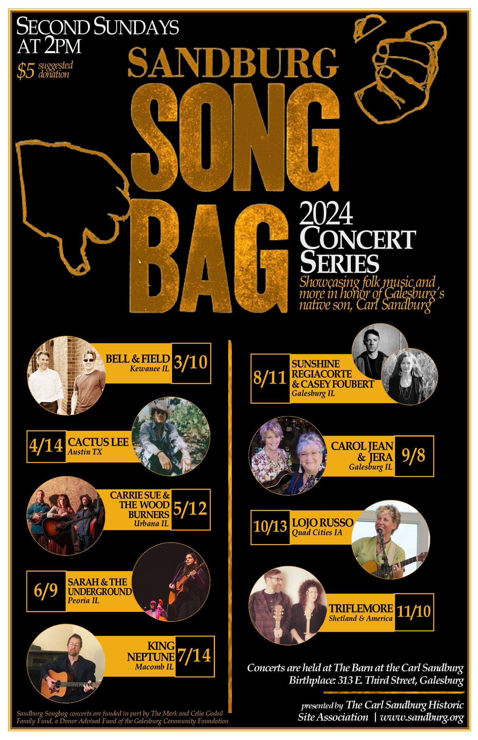 Cactus Lee - Songbag Concert - 14 April 2024 - 2-4pm