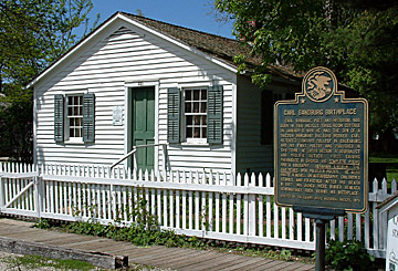 Carl Sandburg's Birthplace in Galesburg, Illinois