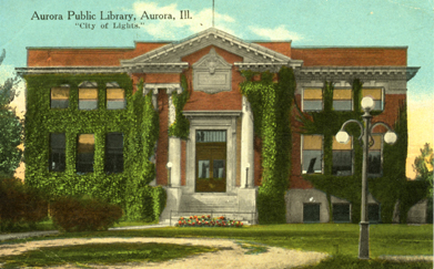 Aurora Public Library, ca. 1900