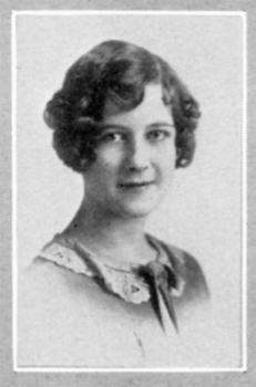 Dorothea Tanning, 1926 Galesburg High School Yearbook