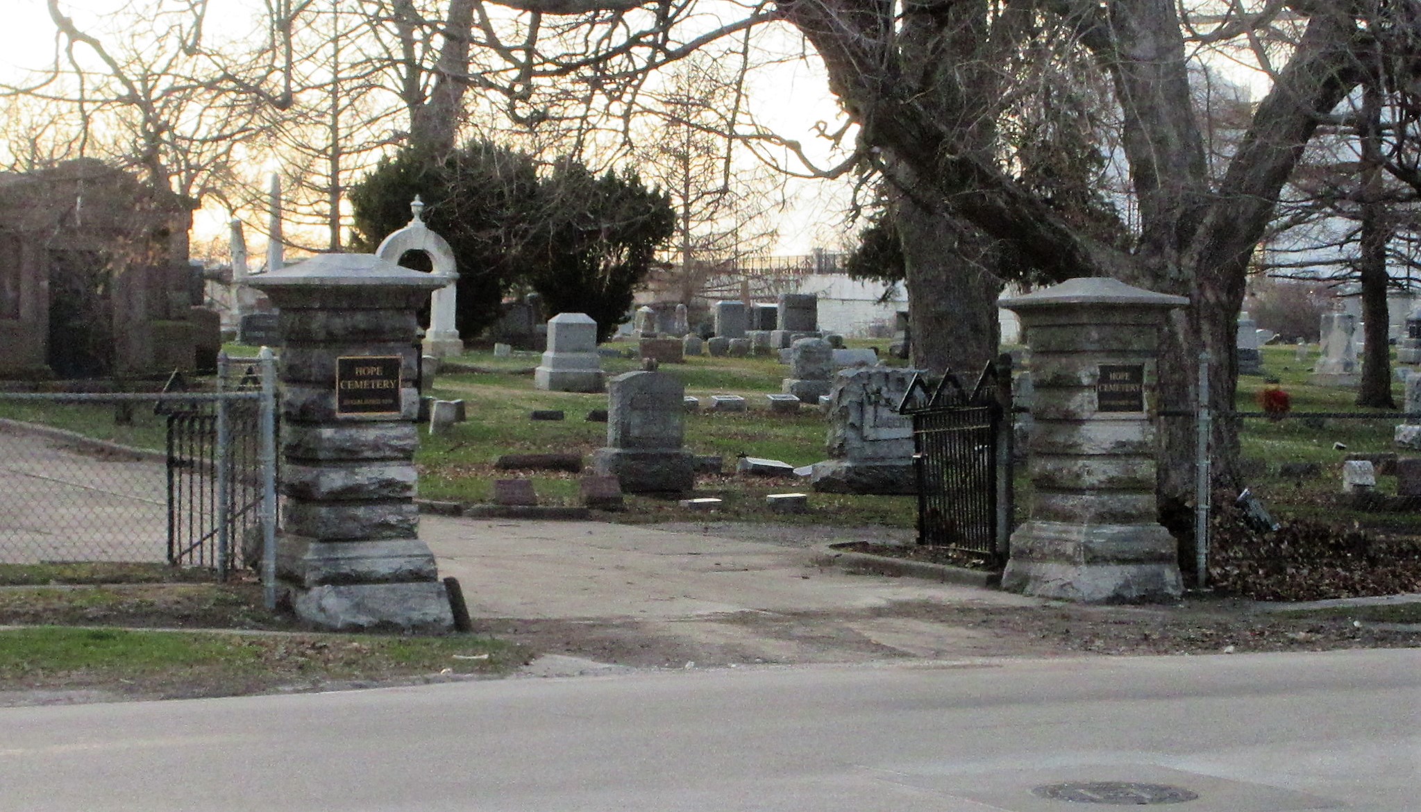 Hope Cemetery (Photo courtesy of Rex Cherrington)