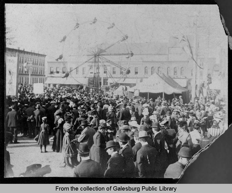 Traveling Street Fair - Galesburg - 1901